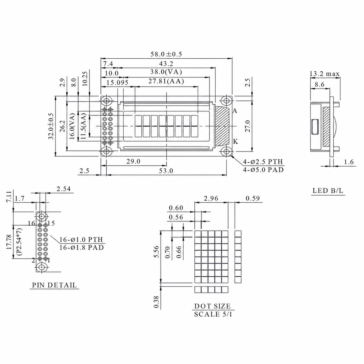 STC0802A1 STC0802A1 (Character LCD)