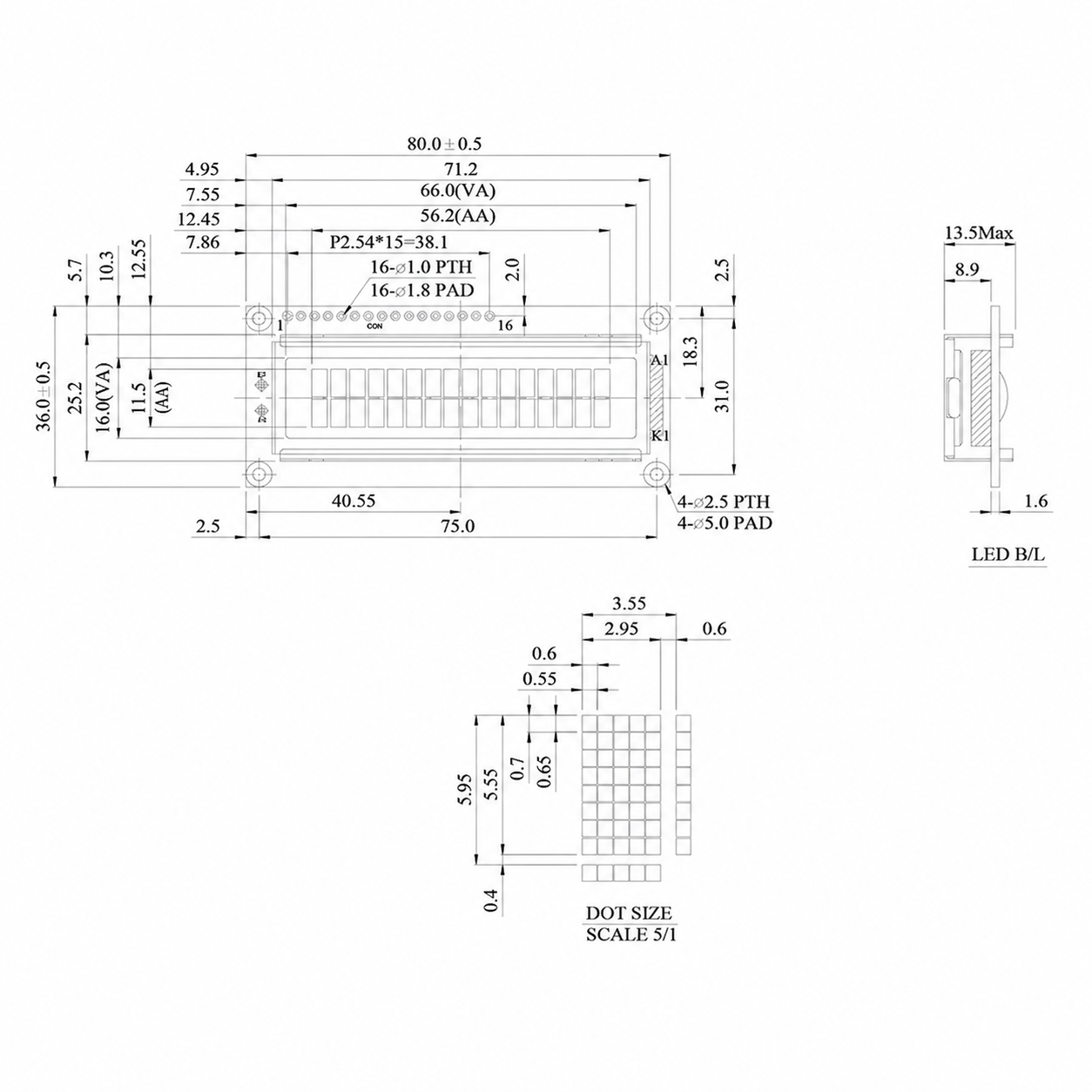 STC1602B STC1602B (Character LCD)