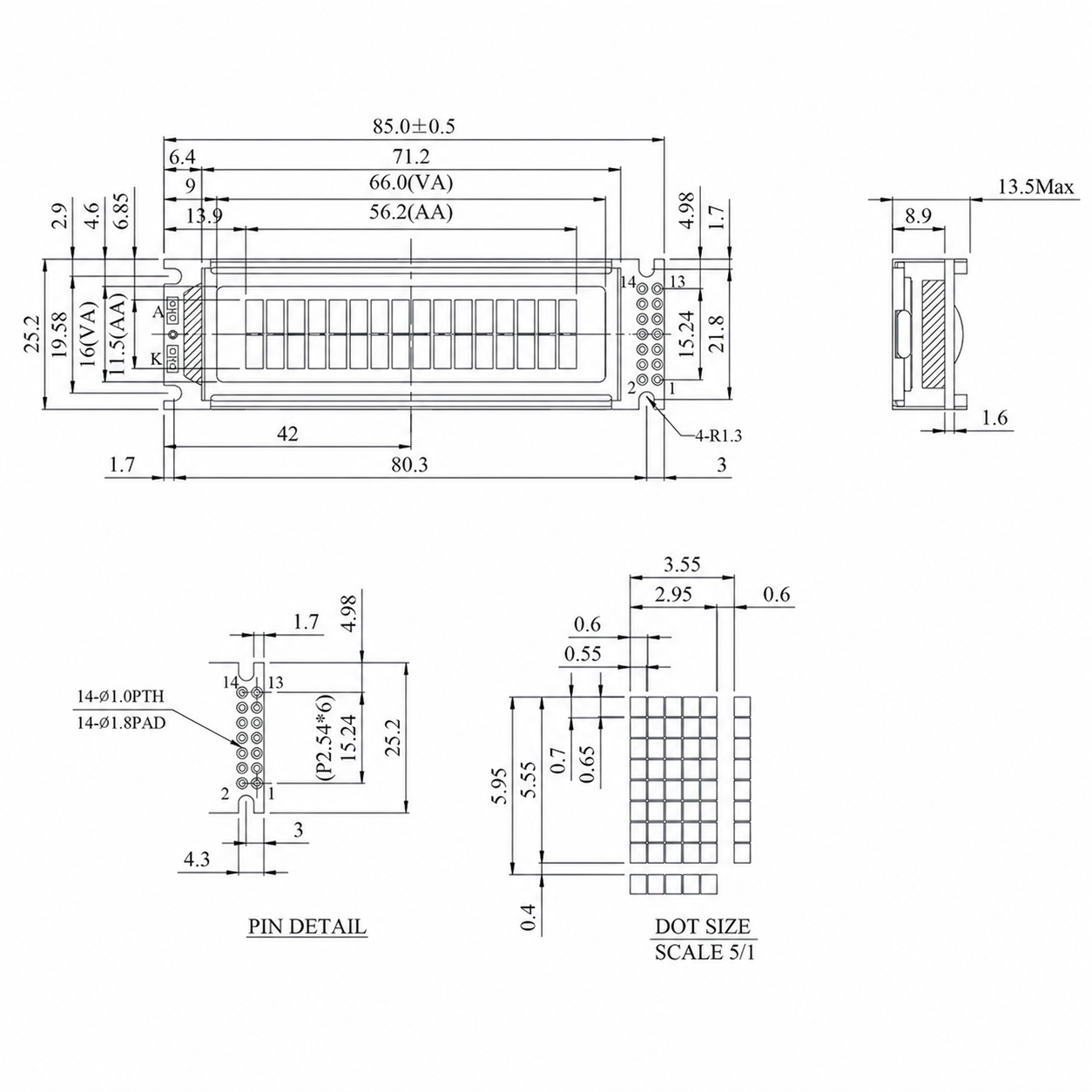 STC1602O STC1602O (Character LCD)