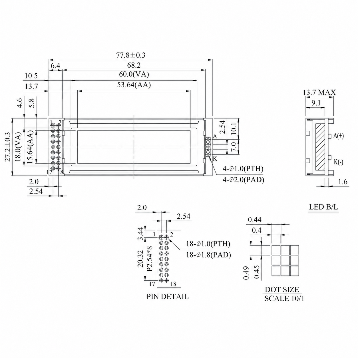 STG12232O STG12232O (Graphic LCD)