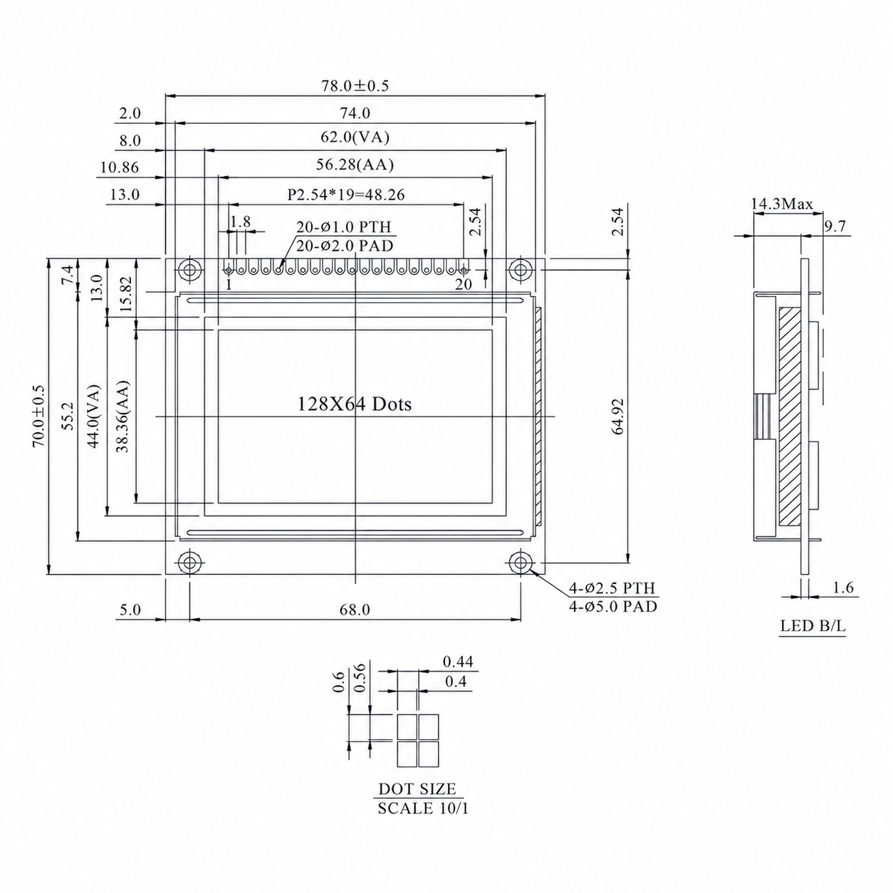STG12864C STG12864C (Graphic LCD)