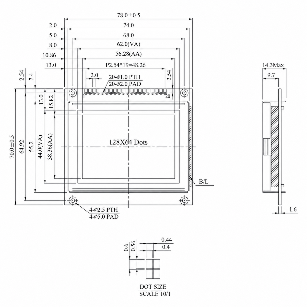 STG12864D STG12864D (Graphic LCD)