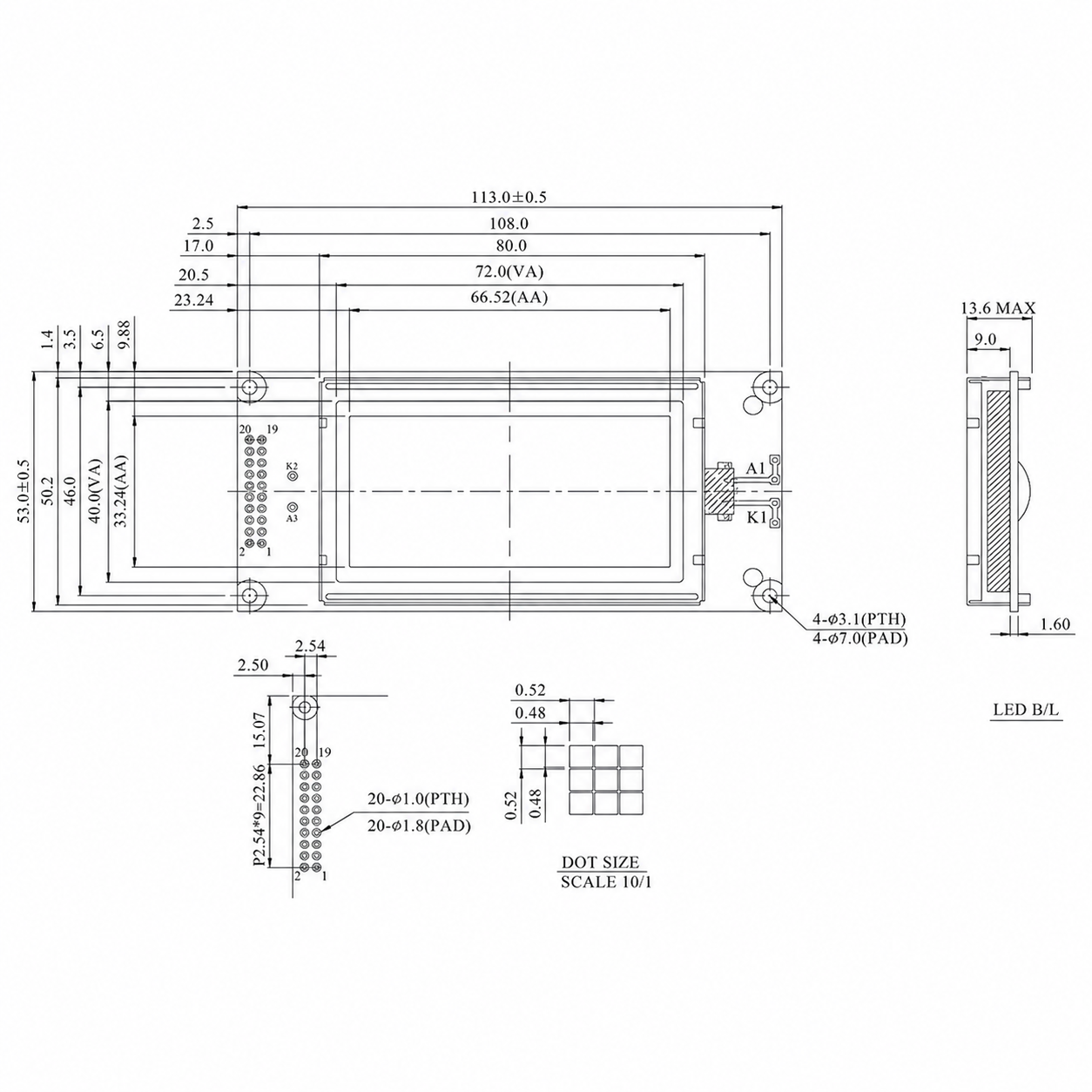 STG12864K STG12864K (Graphic LCD)