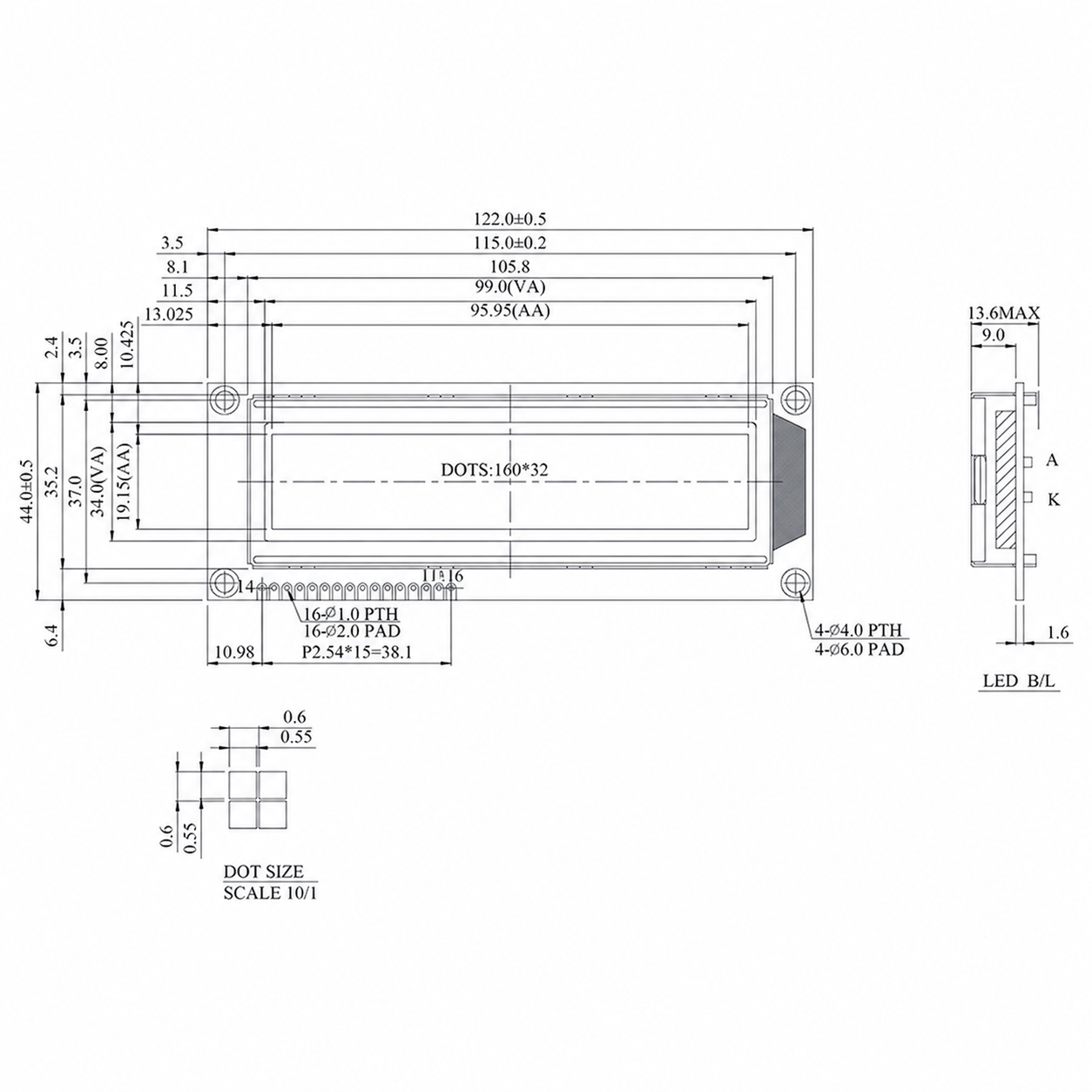 STG16032D3 STG16032D3 (Graphic LCD)