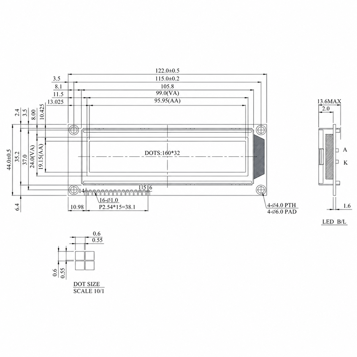 STG16032D5 STG16032D5 (Graphic LCD)