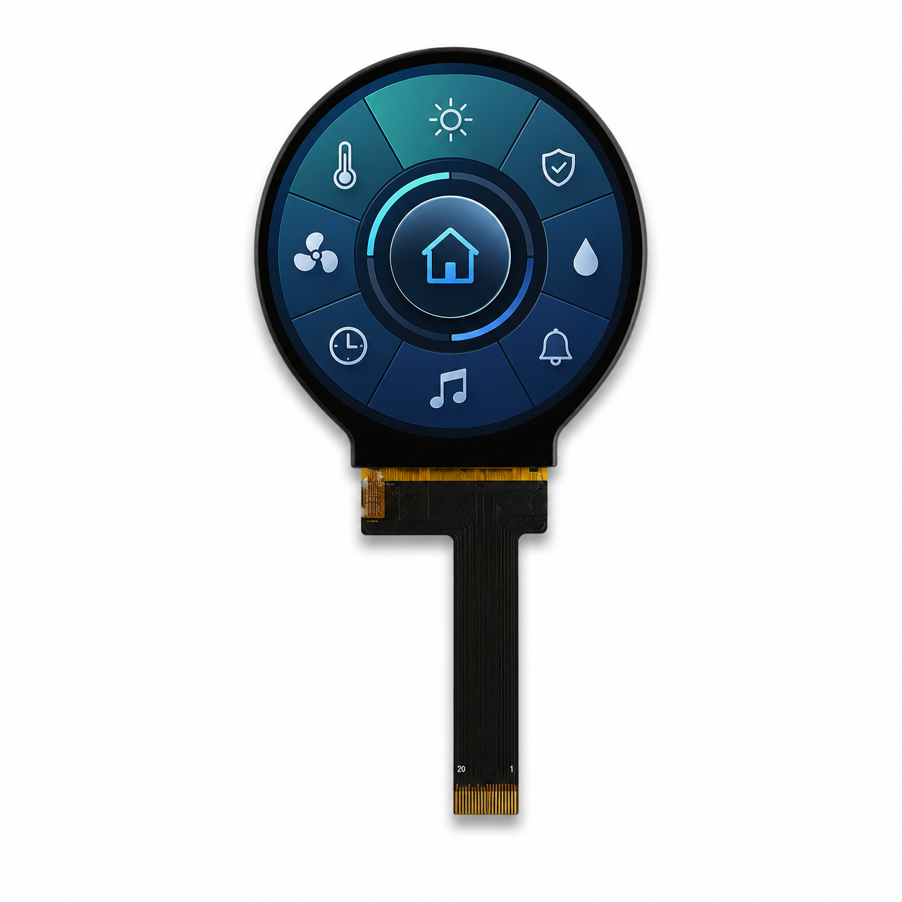 2.1 дюйм 480x480 ST7701S MIPI интерфейс round TFT LCD