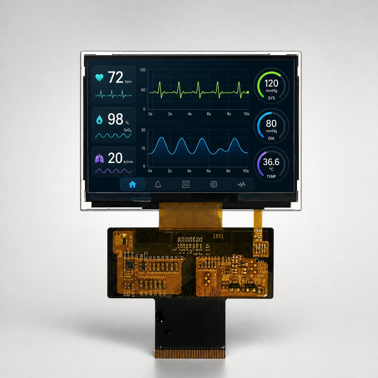 2.6 дюйм SC5014 1280x720 LVDS интерфейс sunlight readable full viewing angle High-brightness TFT