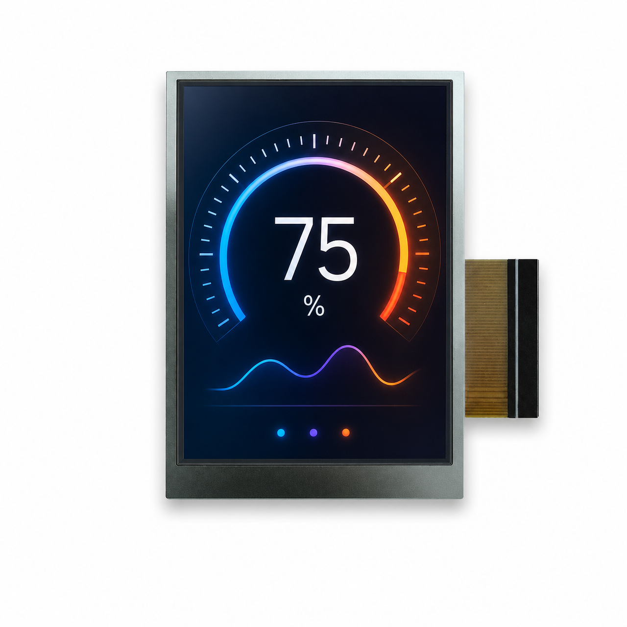 2.8 дюйм ST7789V IPS high contrast Industrial LCD TFT