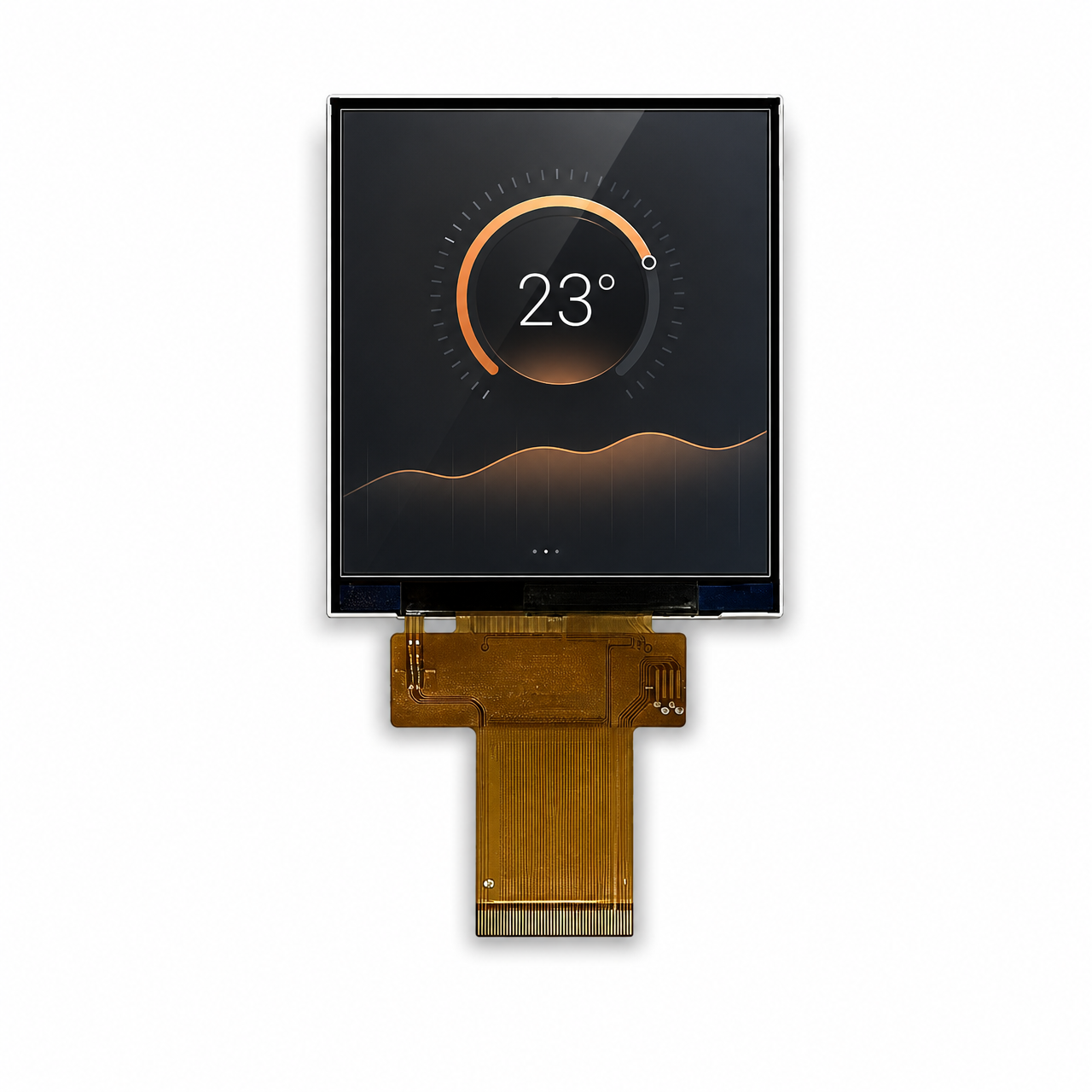 3.4 дюйм SPI/RGB интерфейс High-brightness IPS sunlight readable Industrial Square LCD