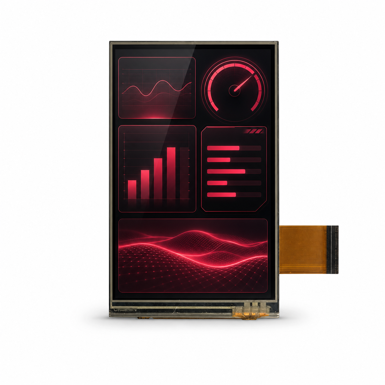 3.5 дюйм 320x480 ST7796S 8080 8/9/16/18 bit MCU 16/18 bit RGB 3/4 wire SPI интерфейс portrait IPS LCD module