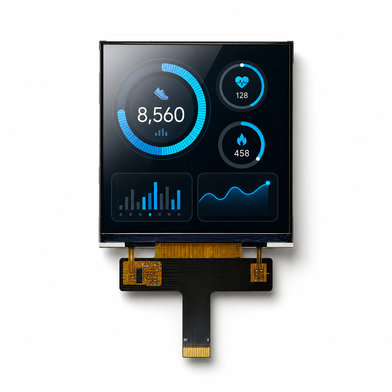 3.5 дюйм 640x480 ST7703 2 lane MIPI интерфейс High Brightness TFT LCD Display Module