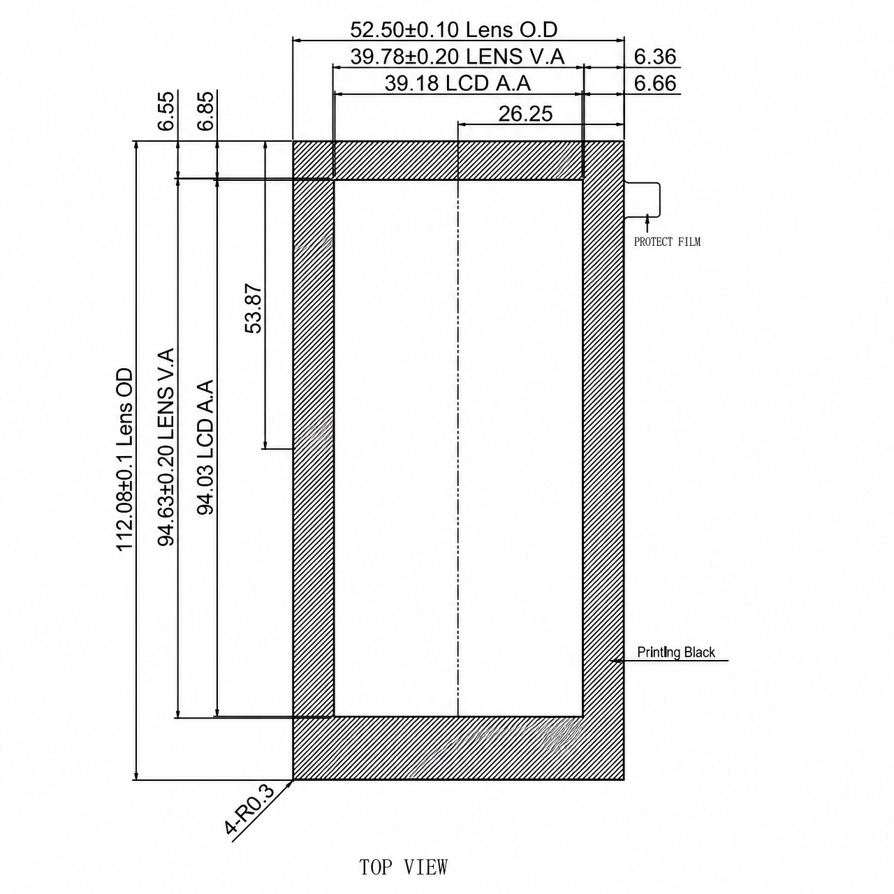 STK040QHFID049-C039A-SP004A-TypeC 4.0 дюйм 400x960 Type C интерфейс full viewing angle with capacitive touch panel