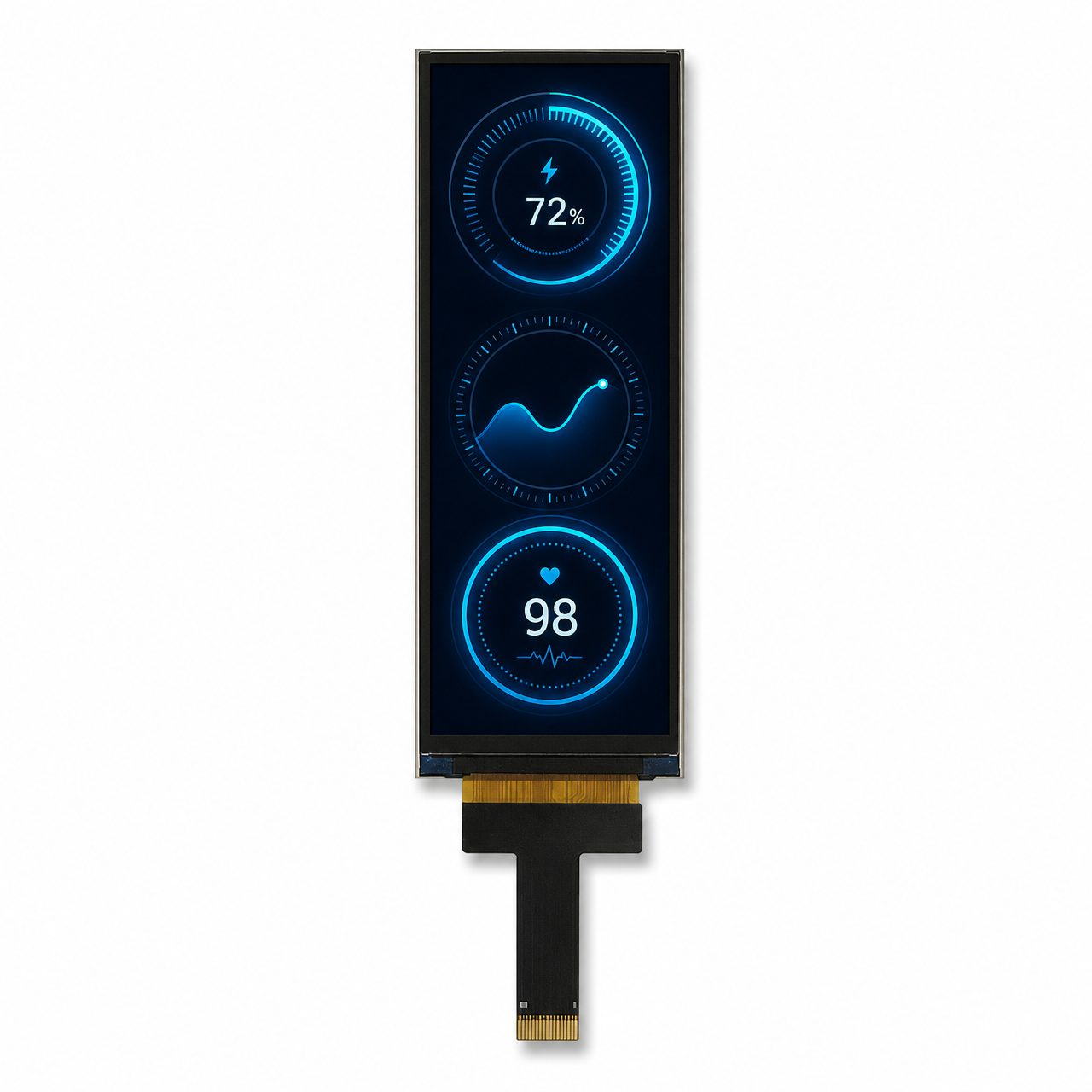 4.0 дюйм 400x960 ST7701S 2-lane MIPI интерфейс full viewing angle IPS LCD