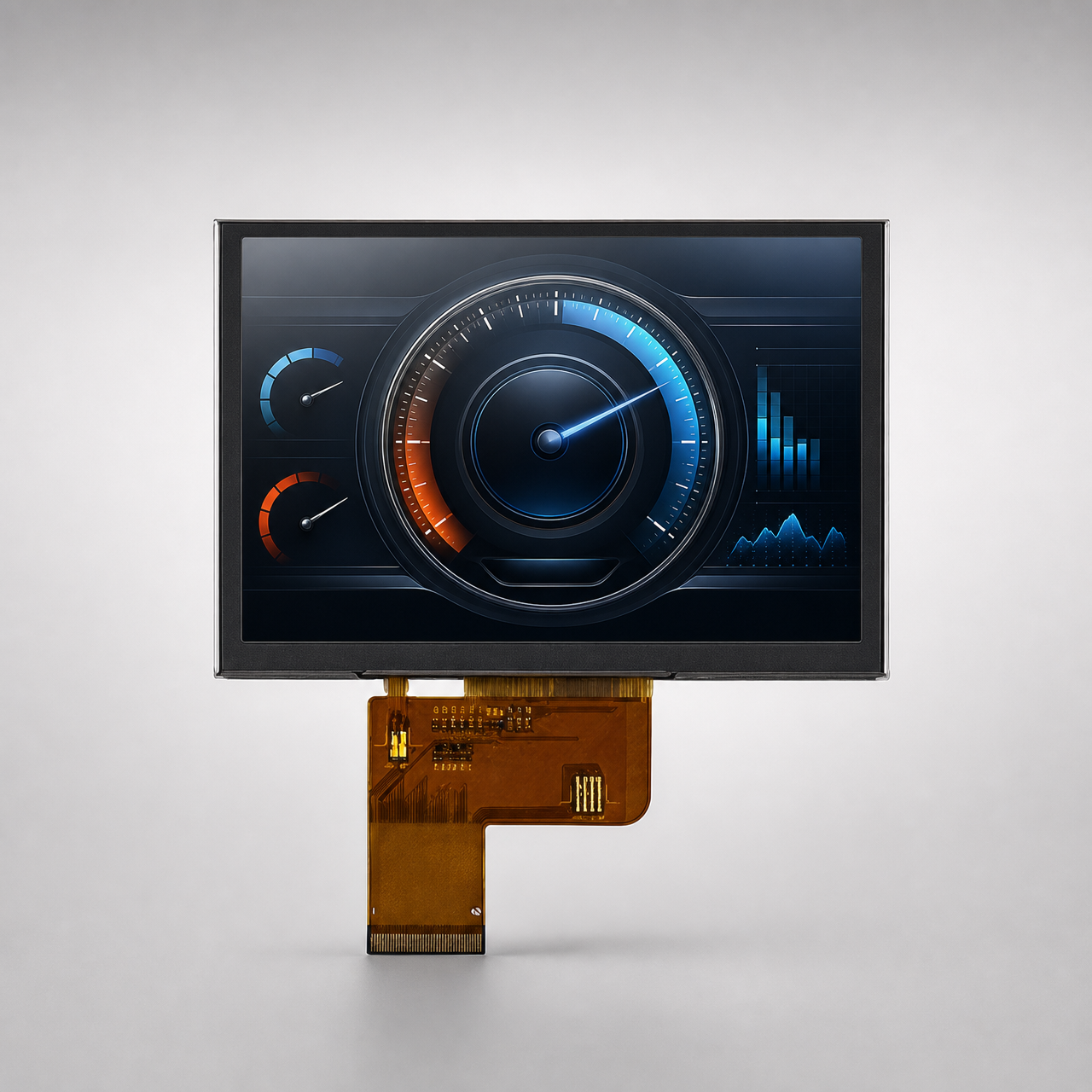 5.0 дюйм 800x480 RGB интерфейс ST7265 full viewing angle wide temperature IPS LCD