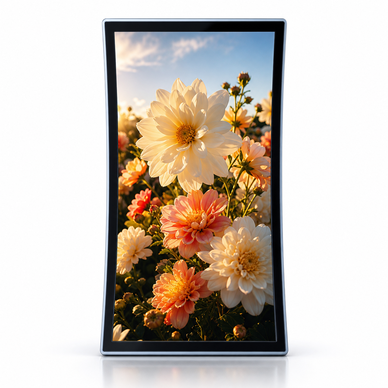 55 дюйм 3840x2160 Ultra HD C-curved Display Monitor R1500 with Touch 1.07B color