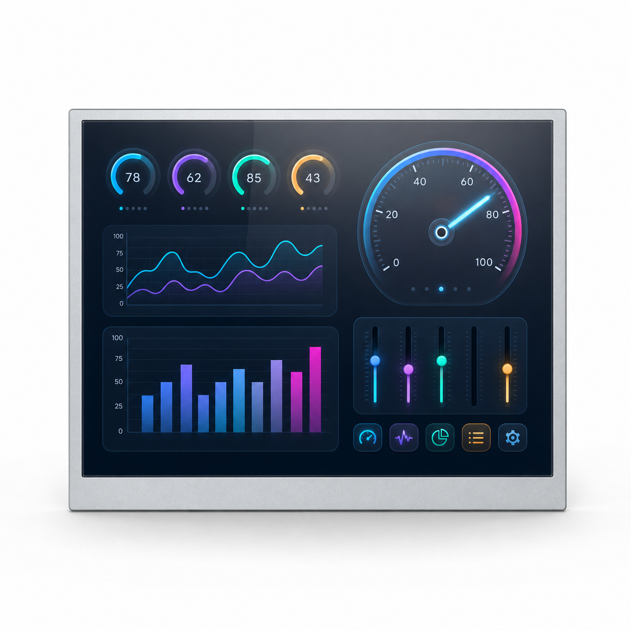 5.7 дюйм MIPI интерфейс 640x480 JD9168S full viewing angle high contrast wide temperature TFT LCD