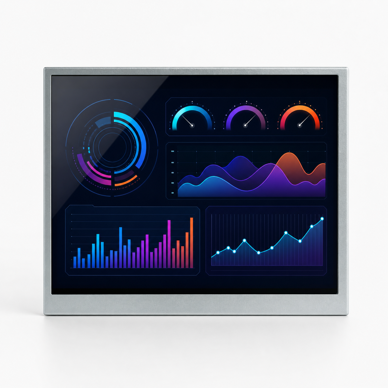 5.7 дюйм 640x480 JD9168S wide temperature RGB интерфейс high contrast TFT LCD
