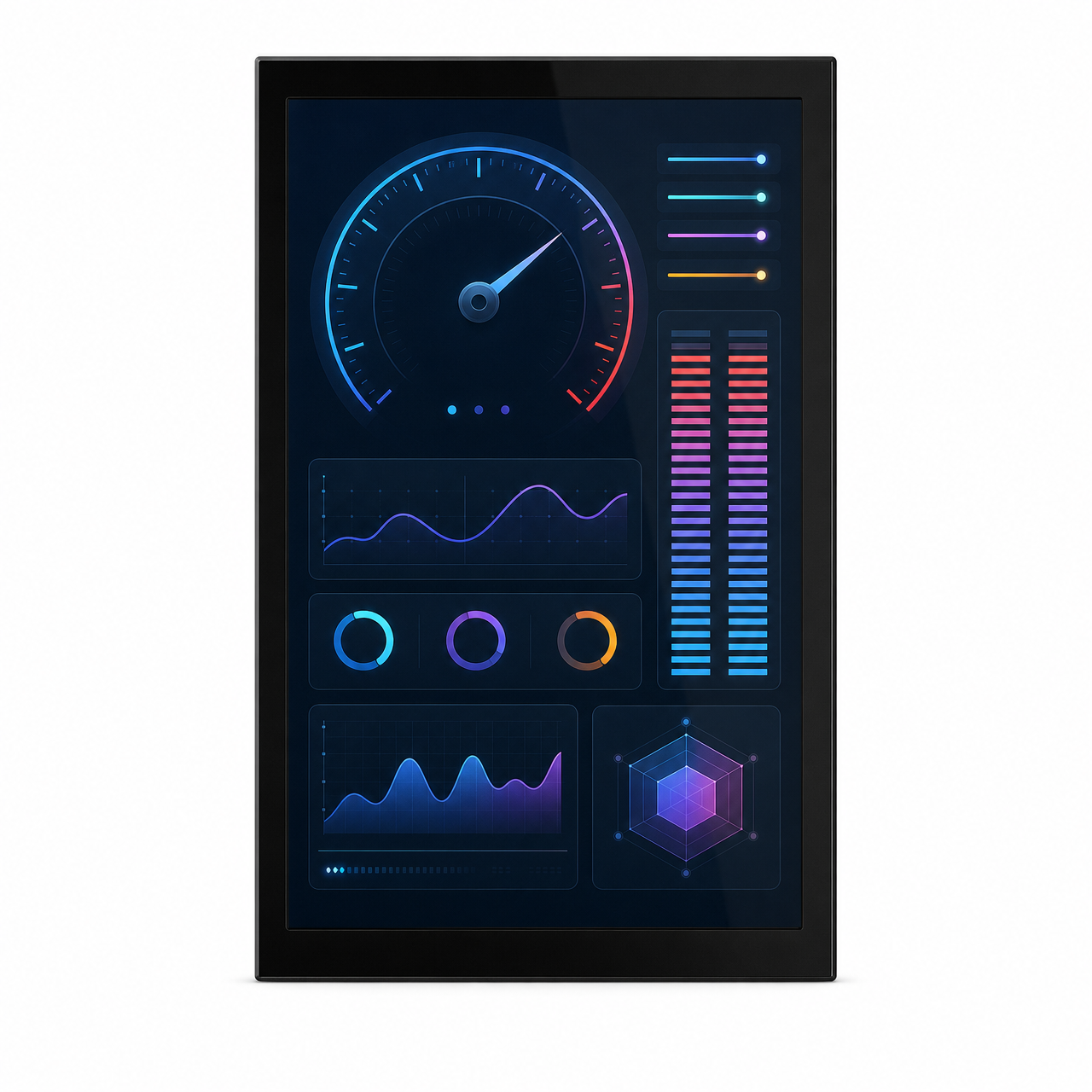 8.0 дюйм IPS TFT LCD 1200x1920 full viewing angle with Type-C интерфейс with capacitive touch panel