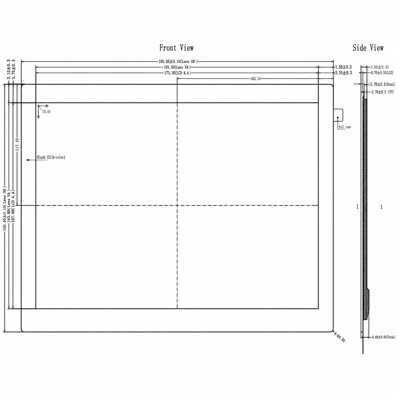 STK133FHFED023-C011A 13.3 дюйм 1920x1080 TFT LCD eDP интерфейс full viewing angle IPS LCD module with capacitive touch panel