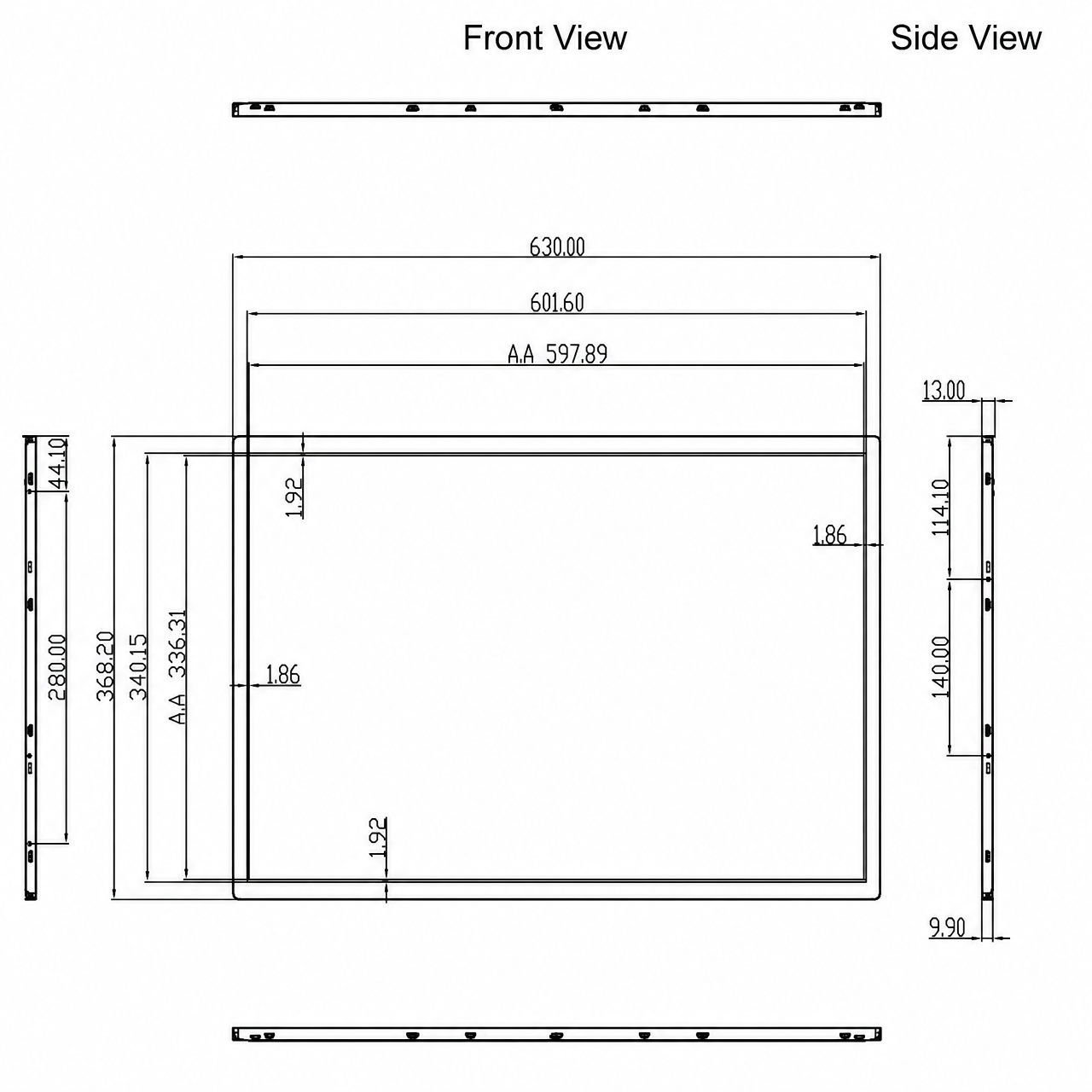 STK270FHFLA015 27 дюйм IPS 1920x1080 Industrial TFT LCD Display