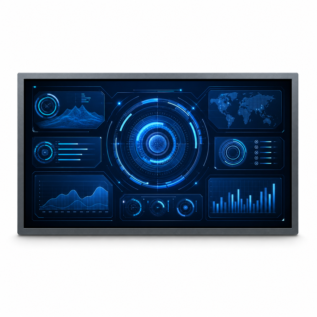 27 дюйм 1920x1080 LVDS интерфейс High Brightness Industrial TFT LCD Module