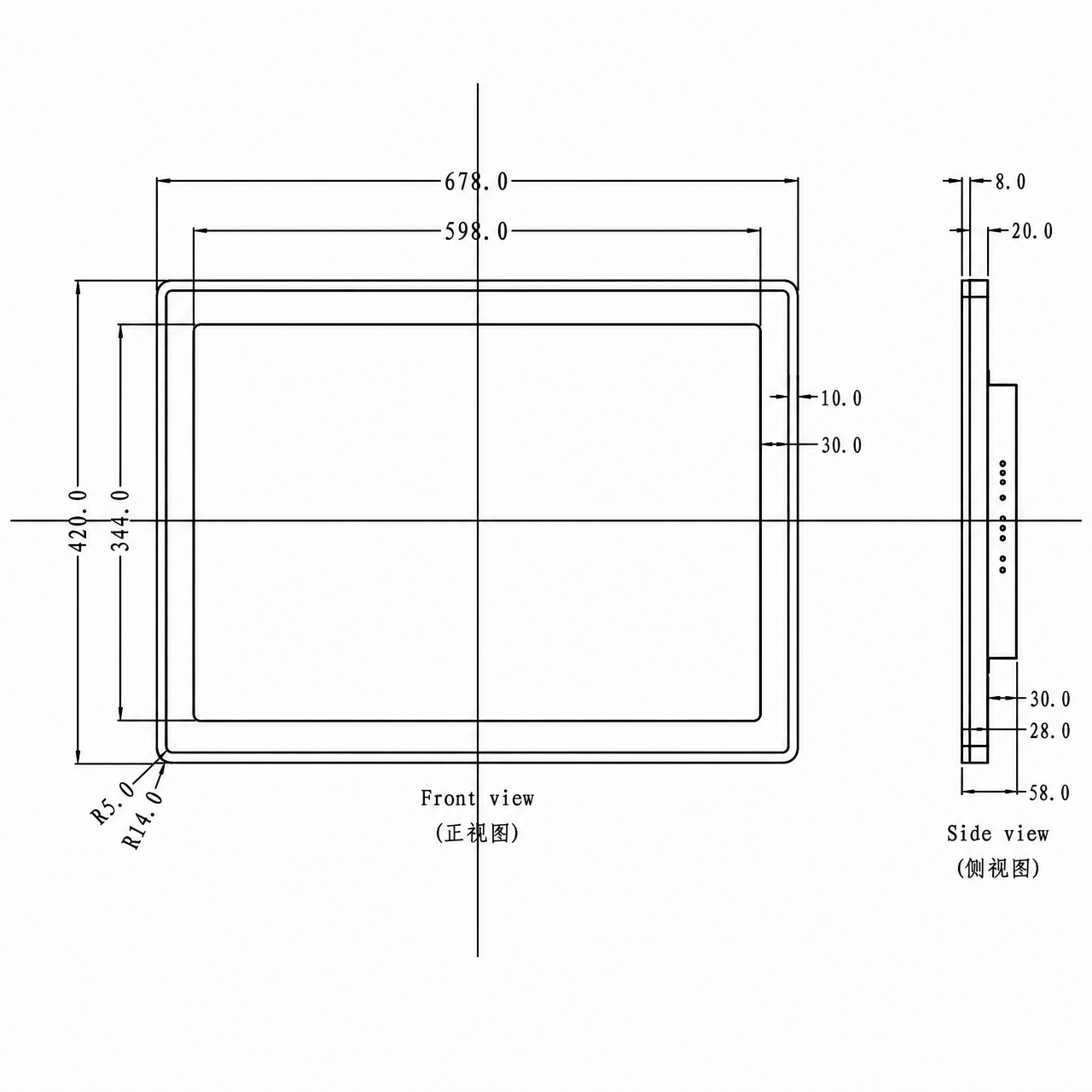 STK270FHFVA021-C010A-Monitor-BR 27 дюйм Flat Screen 1920x1080 Monitor with CTP