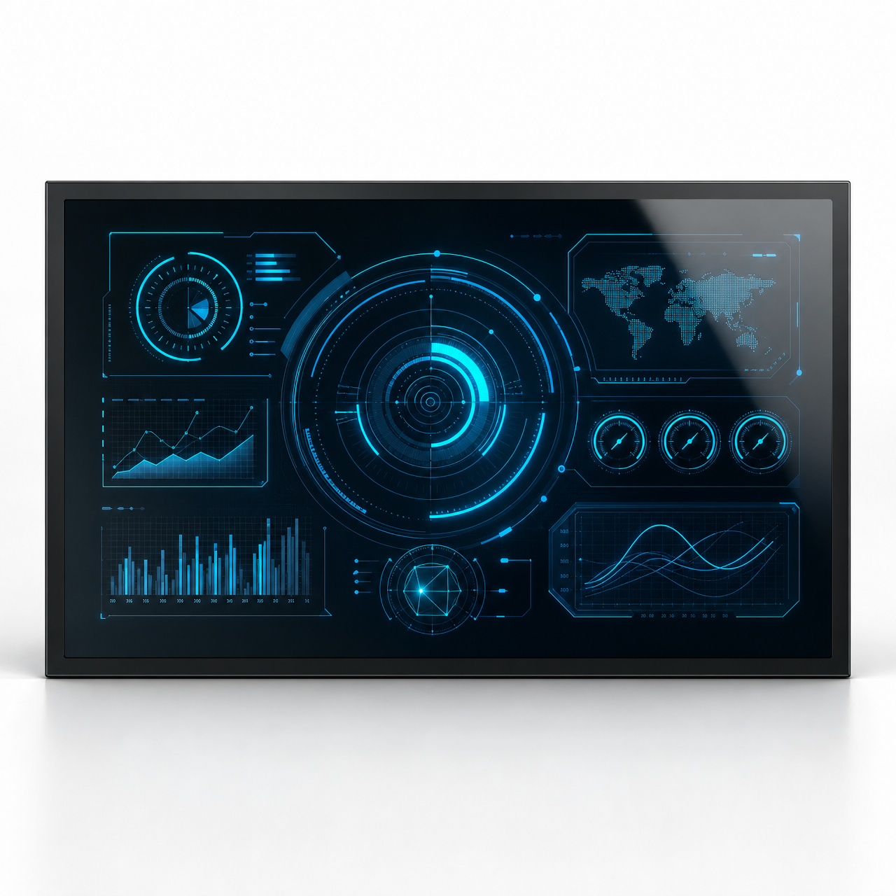 27 дюйм QHD 2560x1440 High Brightness Industrial TFT LCD Module with LVDS интерфейс