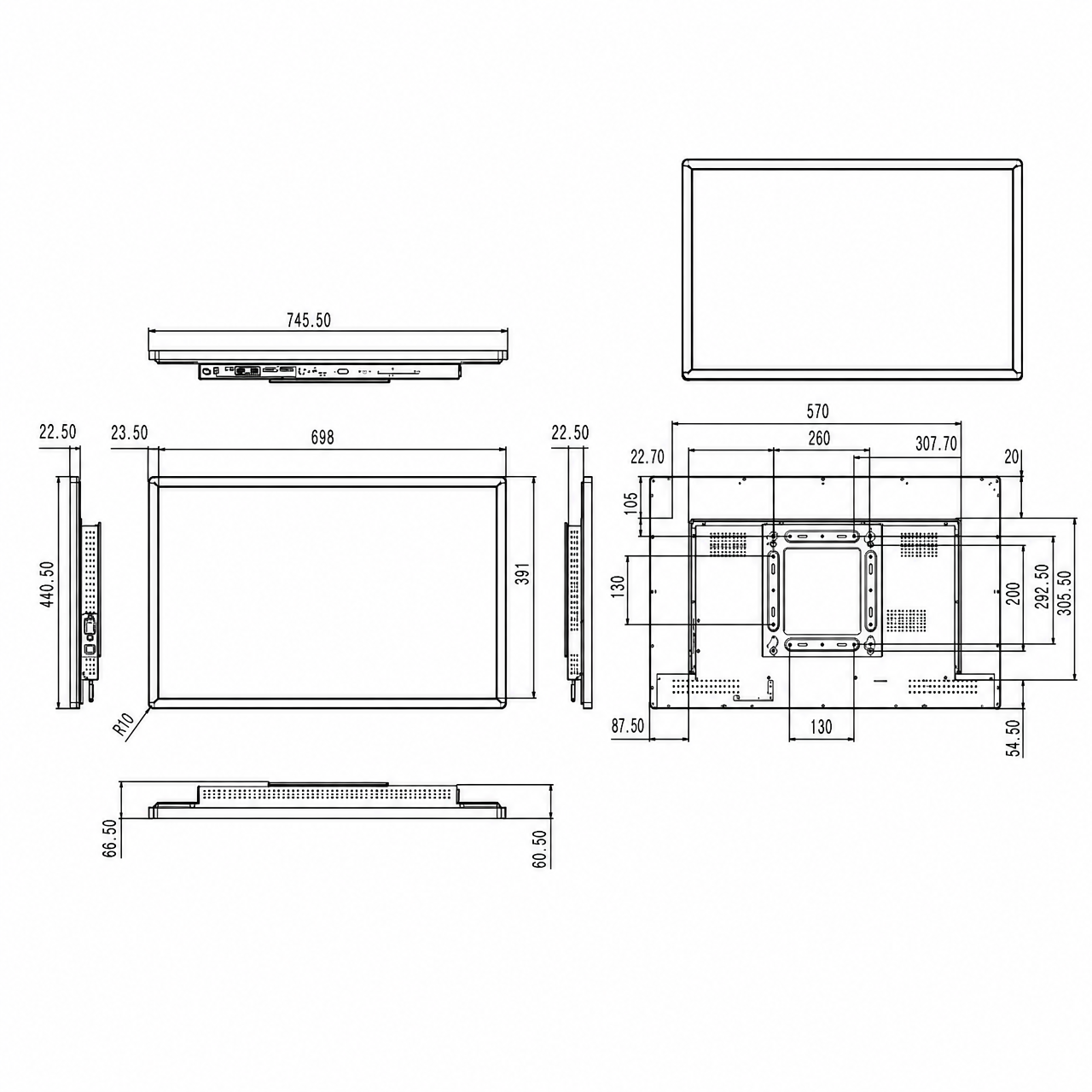 STK320FHFUA003-C003A-Monitor 32.0 дюйм FHD 1920x1080 monitor display full color 16.7M supports HDMI интерфейс