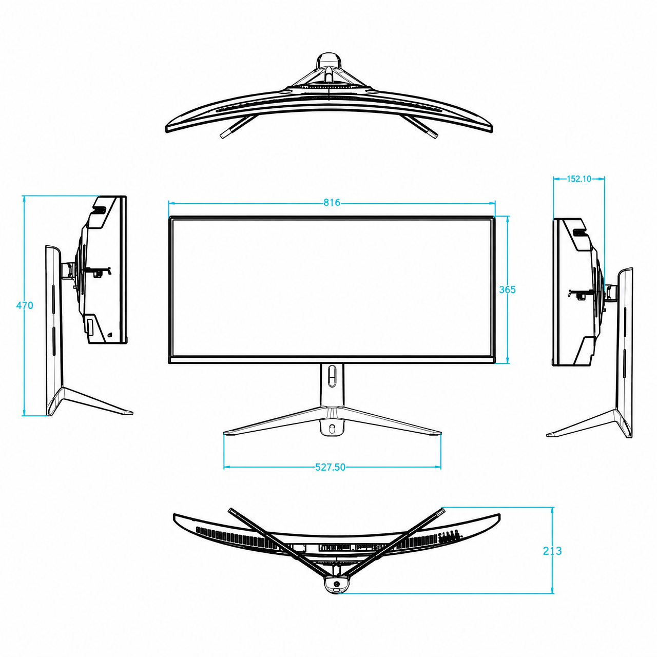 STK340UWFVA001-C1500-Monitor 34 дюйм 3440x1440 FHD Display Monitor C-Curved R1500 LCD Display HDMI/DP интерфейс