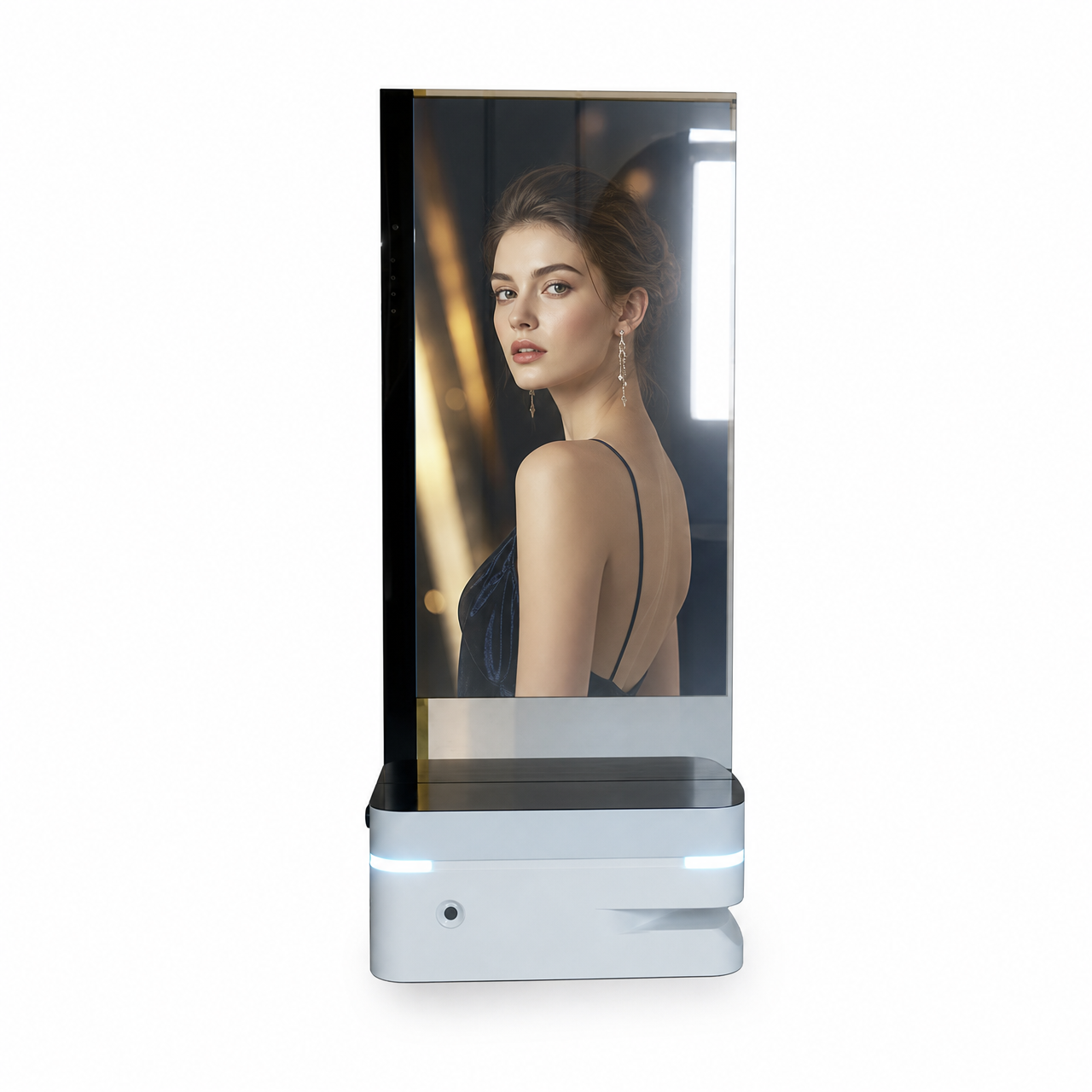 55 дюйм 1920x1080 FHD Transparent OLED Display 1.07B Color T-OLED High Color Gamut V-by-One интерфейс