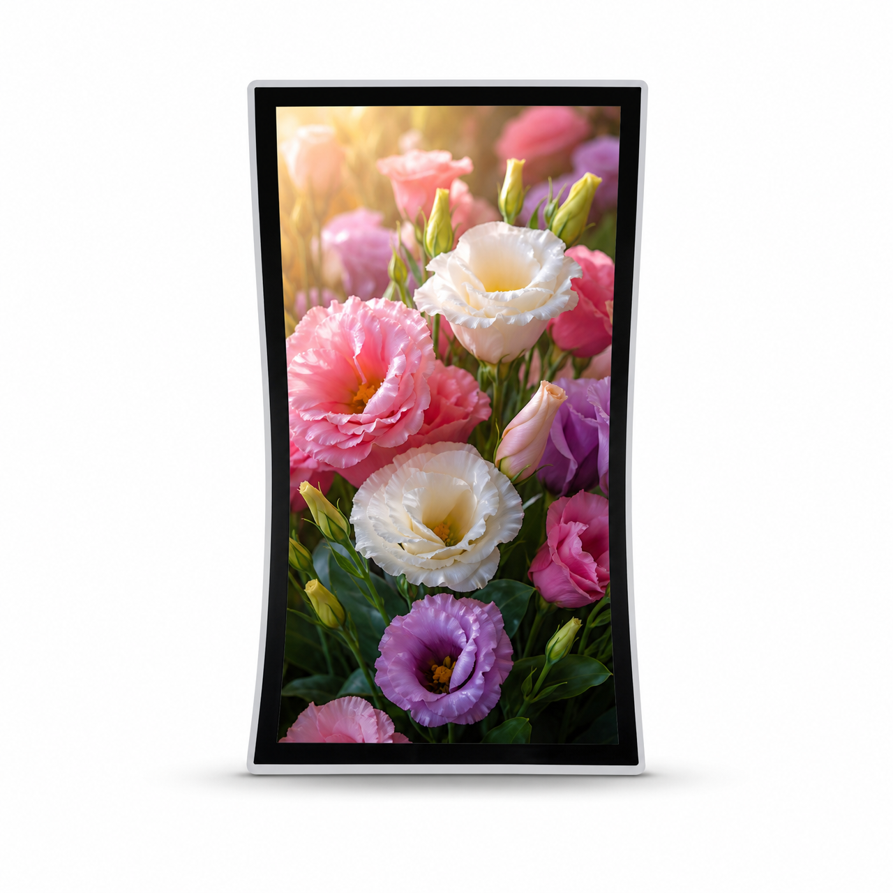 55 дюйм J-Curved R1500 3840x2160 monitor display full color 1.07B supports HDMI DP интерфейс