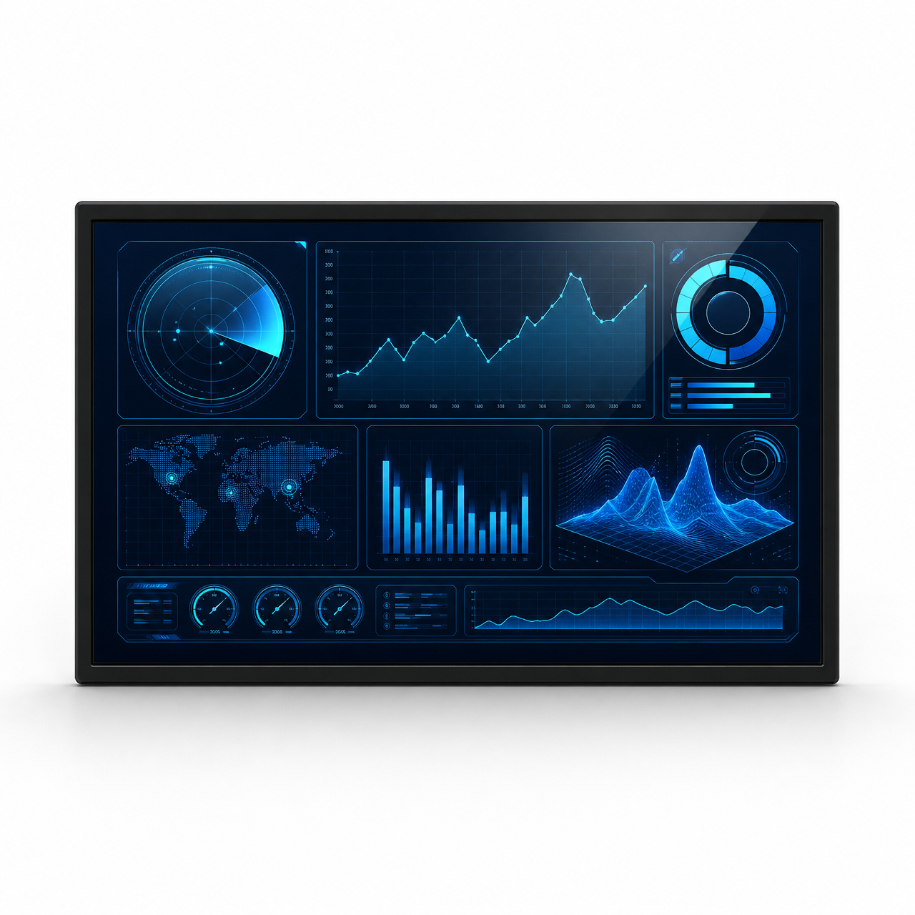 55 дюйм 1920x1080 high definition Monitor display with full viewing angle HDMI интерфейс