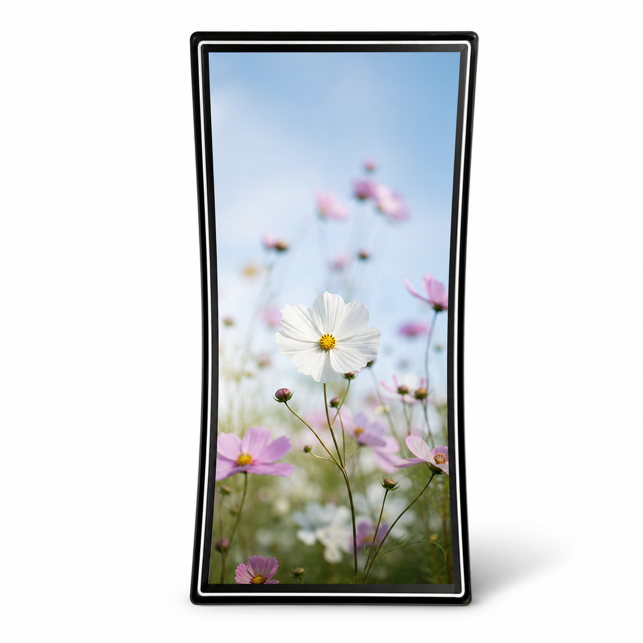 55 дюйм J-Curved R1500 3840x2160 monitor display full color 1.07B Touch LCD Monitor